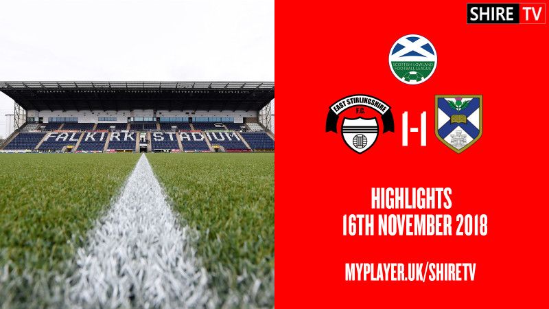 East Stirlingshire V Edinburgh Uni (Lowland League 16th November 2018)